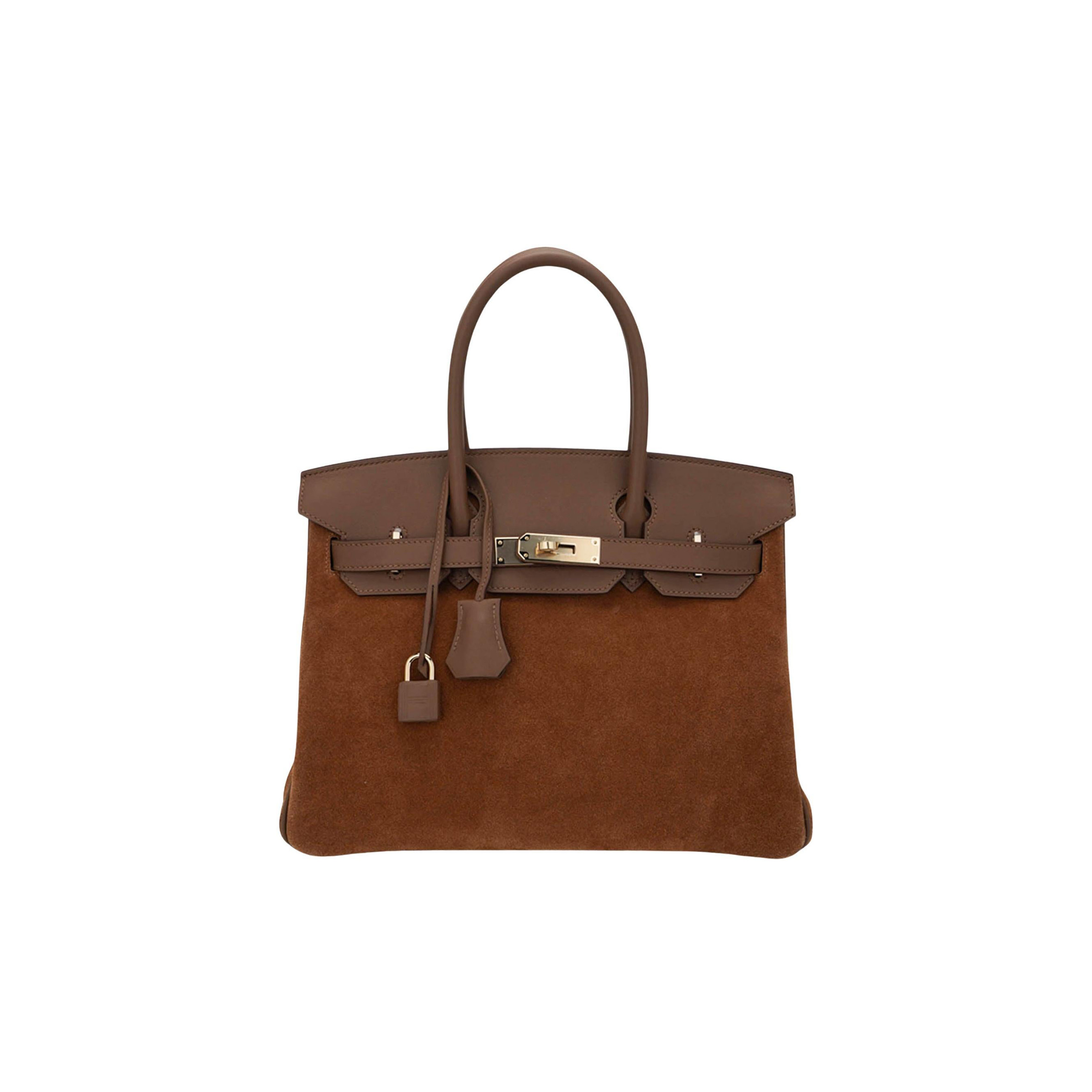 HERMES MASTER BIRKIN 30 CHESTNUT GOLD BUCKLE BAG 58822833472 (30*22*16cm)