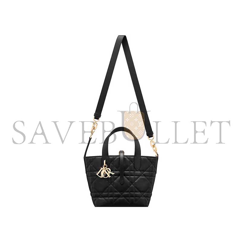 DIOR BOLSA TOTE VERTICAL DIOR TOUJOURS PEQUENA M2835OSNW_M900 (18.5*18.5*12cm)