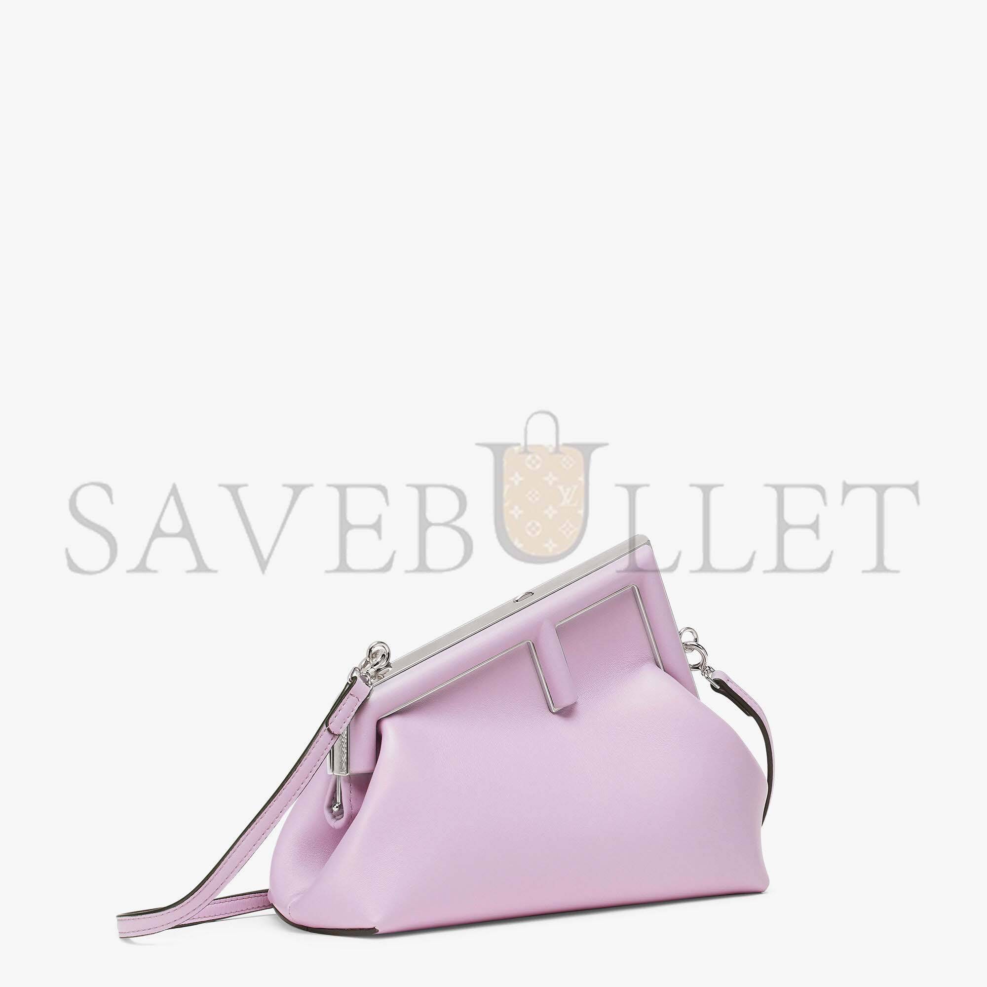 FENDI FIRST SMALL - LILAC LEATHER BAG 8BP129ABVEF1HOS (26*18*9.5cm)