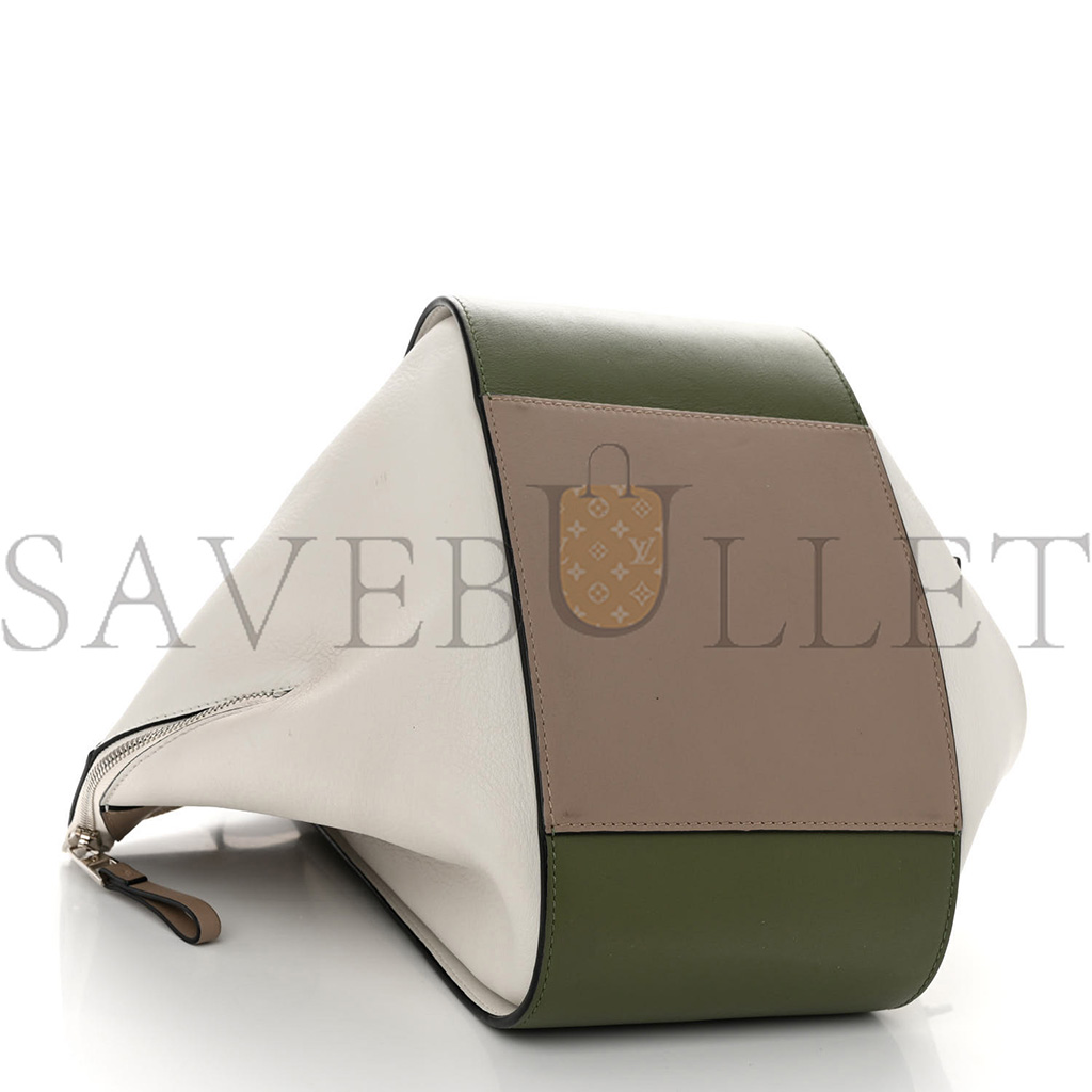 LOEWE CALFSKIN SMALL HAMMOCK SHOULDER BAG AVOCADO GREEN SAND (27*23*14cm)