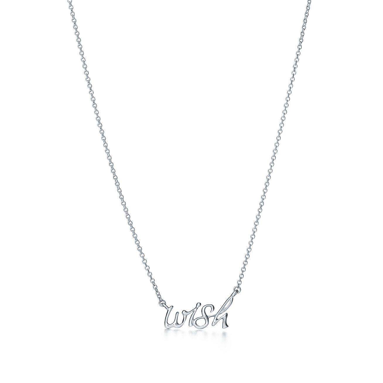 TIFFANY PALOMAS GRAFFITI WISH PENDANT