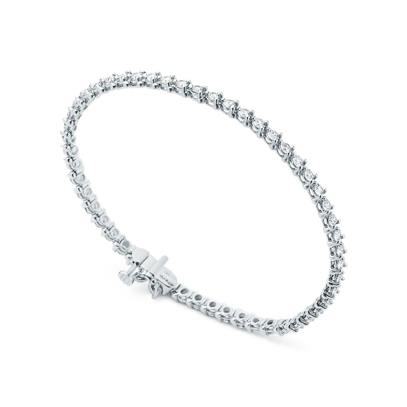 TIFFANY VICTORIA® TENNIS BRACELET IN PLATINUM WITH DIAMONDS