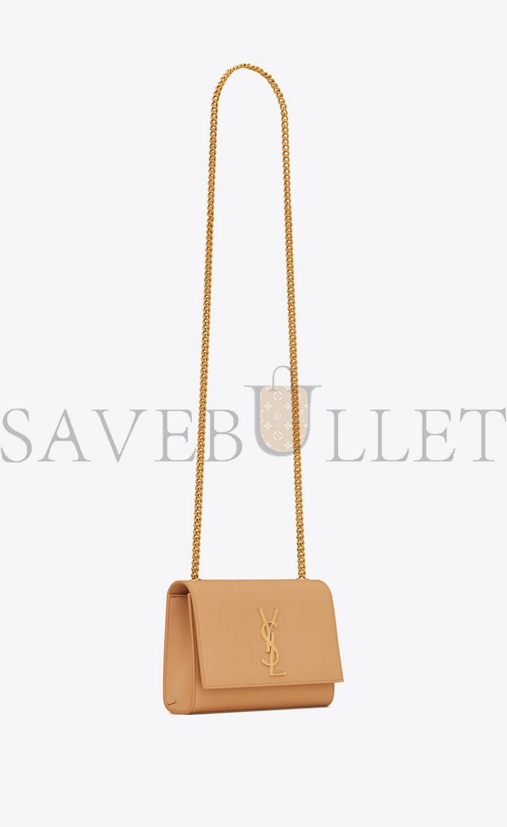 YSL KATE SMALL CHAIN BAG IN GRAIN DE POUDRE EMBOSSED LEATHER 469390BOW0W7019 (20*12.5*5cm)