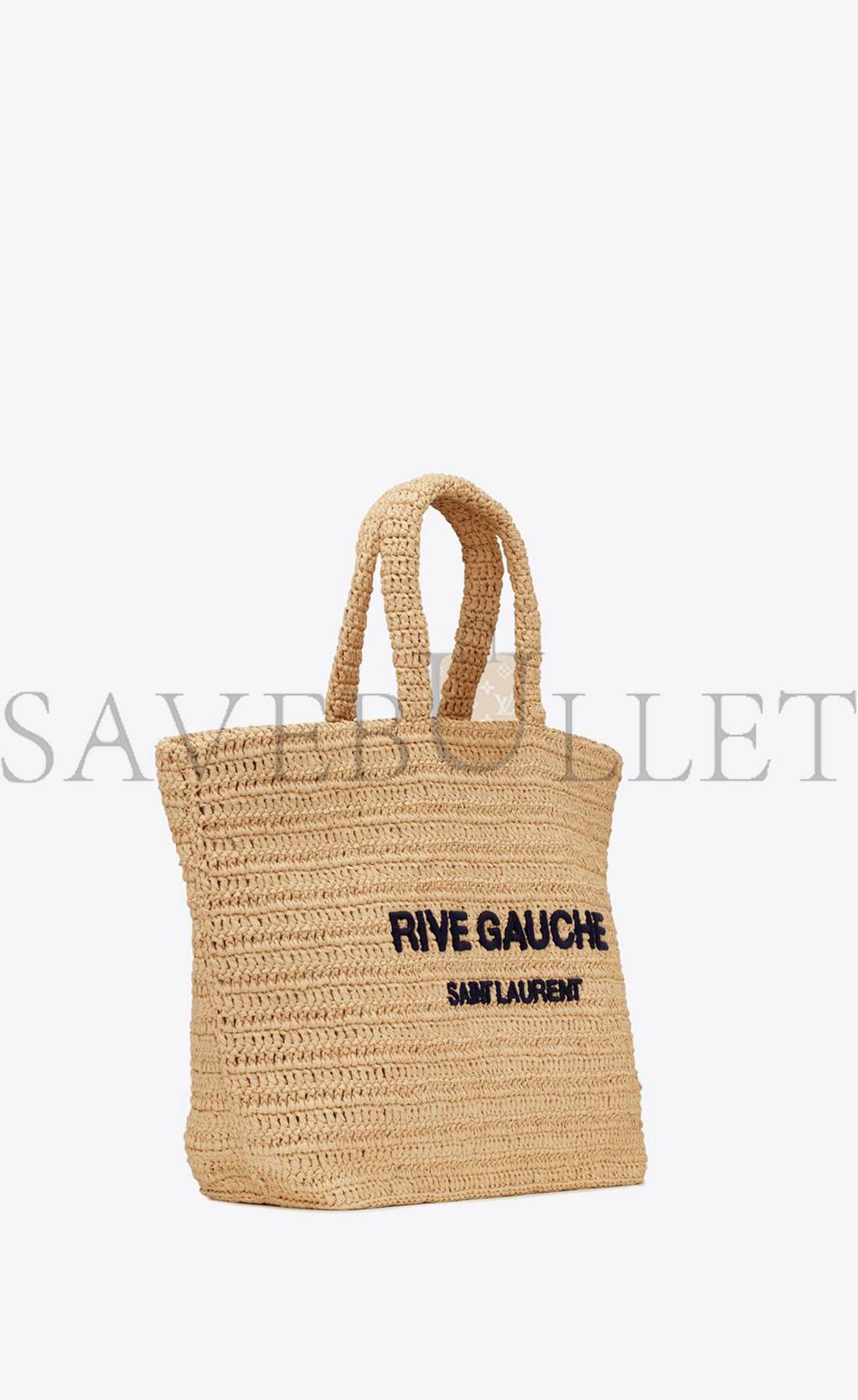 YSL RIVE GAUCHE SUPPLE TOTE BAG IN RAFFIA CROCHET 688864GAAA12086 (38*35*14.5cm)